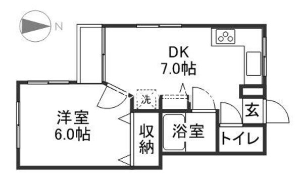 三門コンドミニアムの物件間取画像